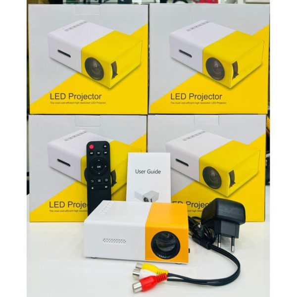 Mini Vidéo Projecteur YG300 – Jusqu’à 60” – 600 Lumens