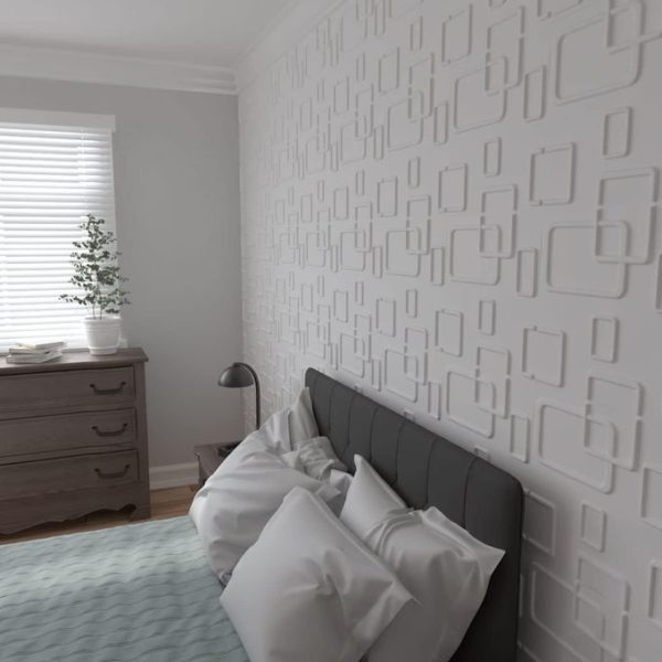 Panneaux muraux décoratifs 3d en mousse