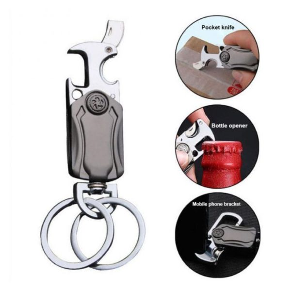 Porte-clés Voiture Multifonction Zinc Alloy Pour Homme
