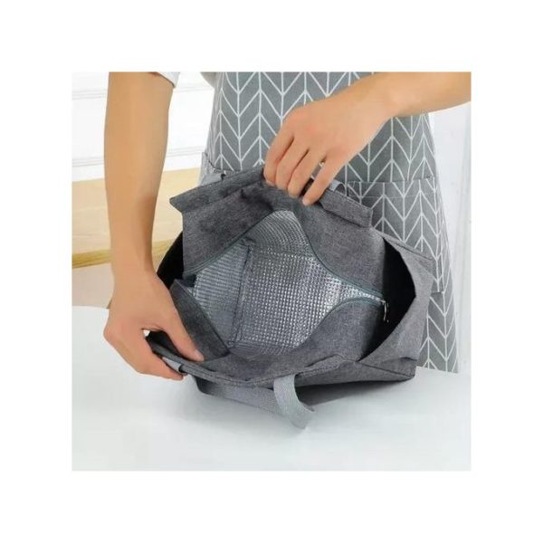 Sac à Lunch Isolé, Durable Et Imperméable Avec Grande Ouverture. Boîte à Lunch Réutilisable Idéale Pour Le Bureau, L'école Ou Les Activités En Extérieur.