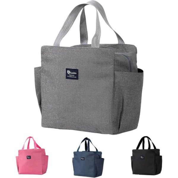 Sac à Lunch Isolé, Durable Et Imperméable Avec Grande Ouverture. Boîte à Lunch Réutilisable Idéale Pour Le Bureau, L'école Ou Les Activités En Extérieur.