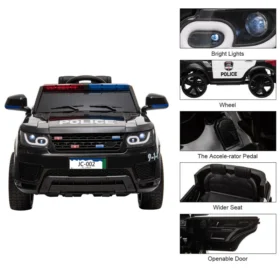 4x4 electrique police-noir dm/tc/usb