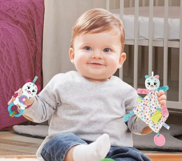 BABY COFFRET DE NAISSANCE CHATON JULES+6MOIS-CLEMENTONI – Image 2