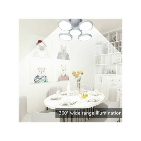 Ampoule Télescopique Pliable -Blanc