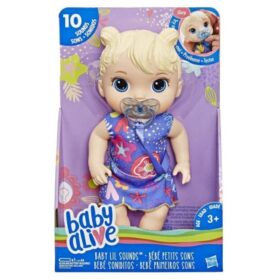 BABY ALIVE POUPEE VIVANTE + MUSIQUE BLONDE -3ANS PLUS - E3690