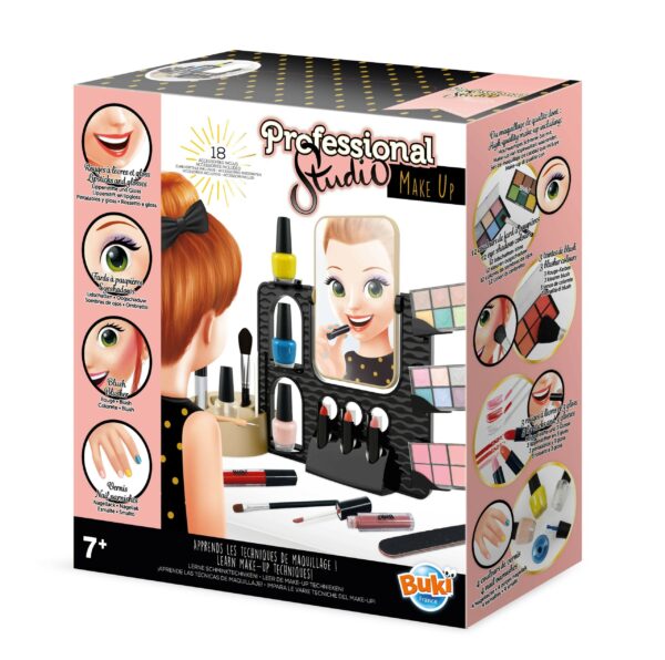 BEAUTE SET STUDIO PROFESSIONNEL 18 ACCESSOIRES+7ANS