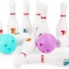 BOWLING SET LUMINEUX-10 QUILLES+2 BALLES