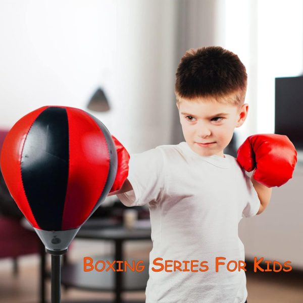 BOXE SET PUNCHING BALL+GANTS