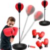 BOXE SET PUNCHING BALL+GANTS