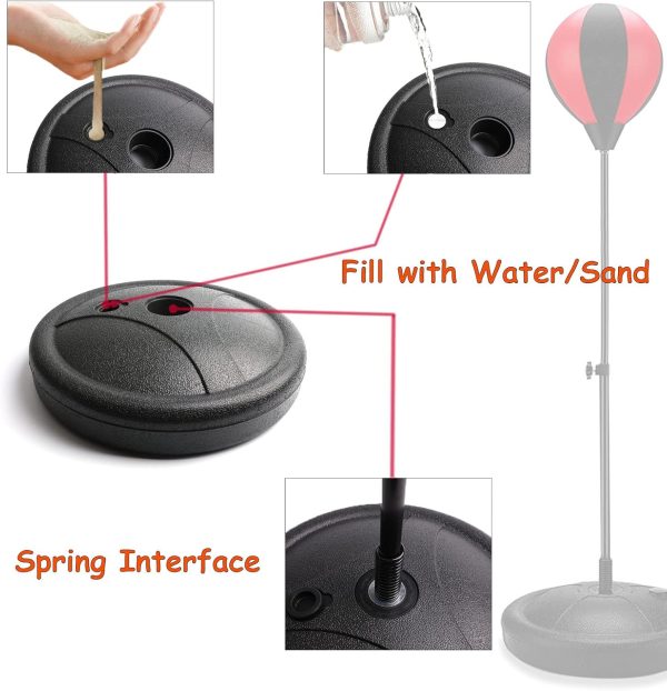 BOXE SET PUNCHING BALL+GANTS