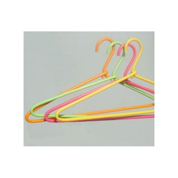 Ceintre En Métal Plastifiée Lot De 20 Ceintres - Multicolores