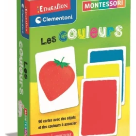 CLEMENTONI-EDUCATION MONTESSORI-LES COULEURS-90 CARTES