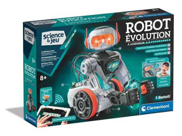 CLEMENTONI-JEU DE SCIENCE ROBOT EVOLUTION