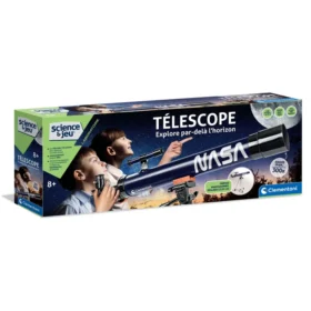 CLEMENTONI-JEU DE SCIENCE TELESCOPE SUR TREPIED ZOOM MAX