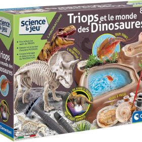 CLEMENTONI-JEU DE SCIENCE TRIOPS ET LE MONDE DES DINOS