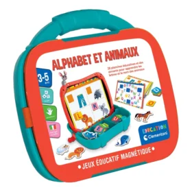 CLEMENTONI-JEU EDUCATIF MAGNETIQUE ALPHABET ET ANIMAUX