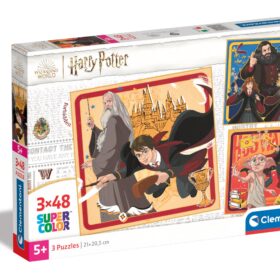 CLEMENTONI-PUZZLE 3X48PCS-HARRY POTTER+5ANS