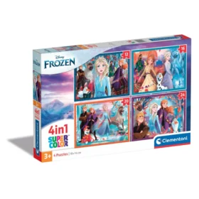 CLEMENTONI PUZZLE 4EN1-FROZEN+3ANS