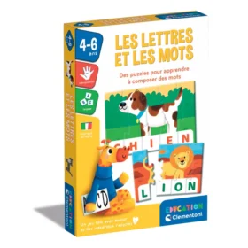 Clementoni puzzle éducatif les lettres et les mots-4-6ans