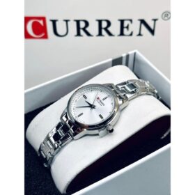 Curren Montre Femme, De Luxe Élégante En Acier Inoxydable, Bracelet Simple Et Étanche