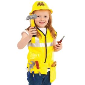 DEGUISEMENT GARCON OUVRIER DE CHANTIER +CASQUE - 00129