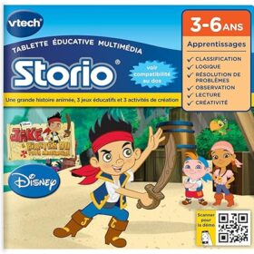 DEREF-2 DISQUETTES STORIO DISNEY JAKE LE PIRATE-VTECH