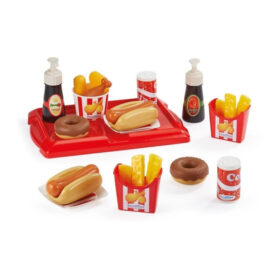 Dinette set-25pcs-coffret hot dog 100% chef+18mois