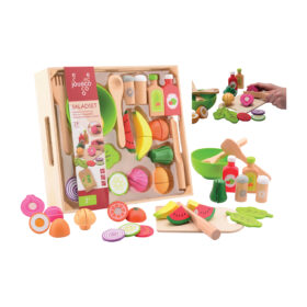 Dinette set en bois set a salade+3ans