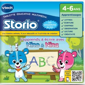 DISQUETTE-STORIO2-J'APPRENDS A ECRIRE AVEC NINO ET NINA