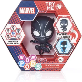 Figurine black panther a collectionner électrique wow pods+3ans