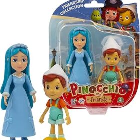 FIGURINE PINOCCHIO AND FRIEND-2 FIGURINES ASST+3ANS
