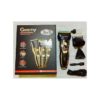 Geemy GM-595 -Tondeuse Electrique 3 En 1 Rechargeable - Rasoir - Noir Or