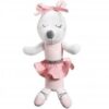 Hochet lilibelle blanc/rose