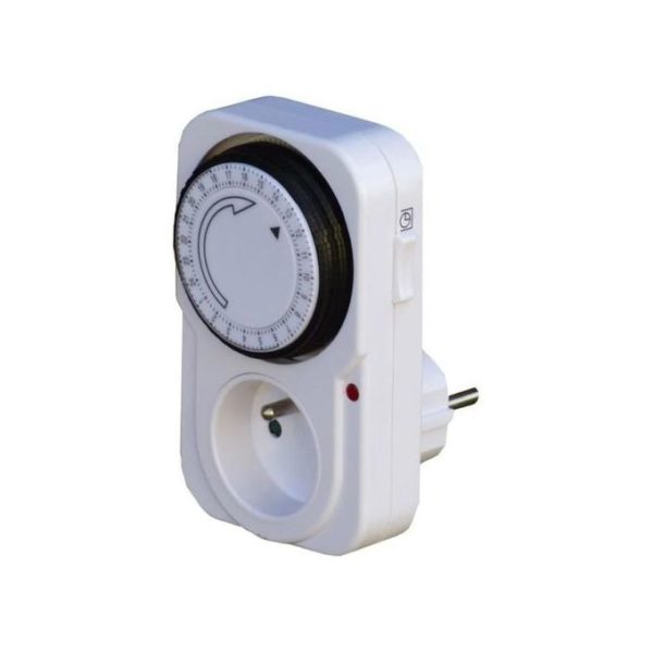 Honest Prise Programmable Avec Minuterie. Blanc
