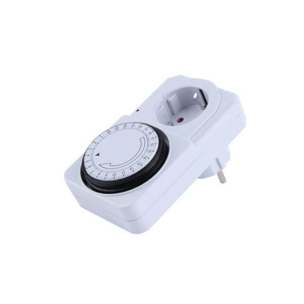 Honest Prise Programmable Avec Minuterie. Blanc