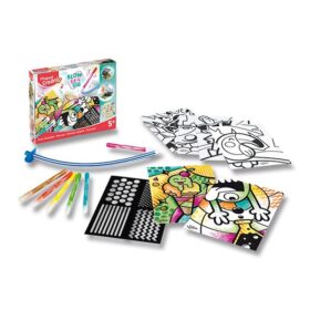 Jeu blow pen art feutre aerographe+5ans
