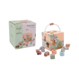 Jeu boite a formes en bois+12mois