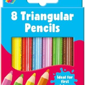 JEU DE COLORIAGE -8 CRAYONS TRIANGULAIRES-GALT