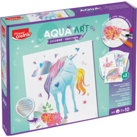 JEU DE COLORIAGE AQUA ART LICORNE+7ANS