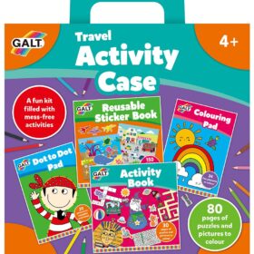 JEU DE COLORIAGE TRAVEL-ACTIVITY CASE-80 PAGES+4ANS-GALT