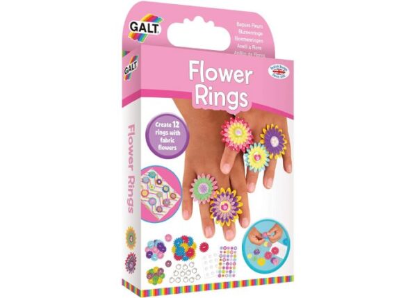 JEU DE CREATION 12 BAGUES-FLEUR+6ANS