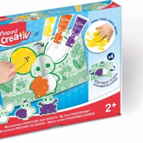 JEU DE CREATION-MA PREMIERE PEINTURE AU DOIGT-MAPED CREATIV