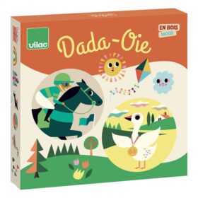Jeu de l'oie dada-oie en bois