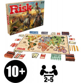 JEU DE SOCIETE RISK-JEU DE STRATEGIE-2-5 JOUEURS+10ANS