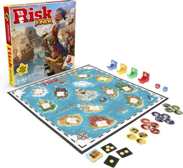 JEU DE SOCIETE RISK JUNIOR 2-4 JOUEURS+5ANS