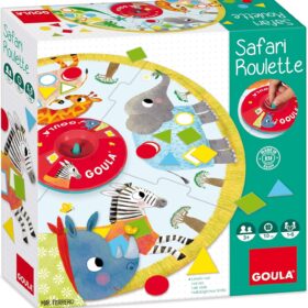 JEU DE SOCIETE SAFARI ROULETTE-1-6JOUEURS+3ANS-GOULA