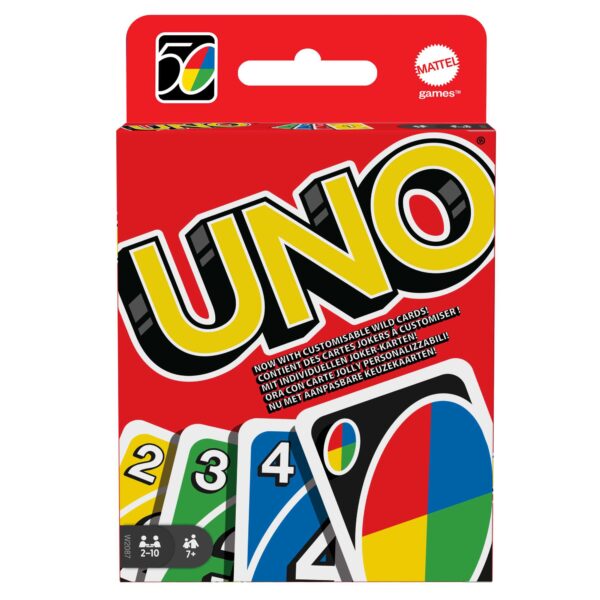 Jeu de société uno 2-10 joueurs+7ans