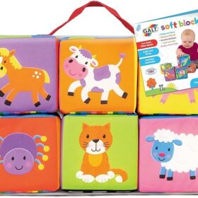 JEU D'EVEIL-BLOCS SENSORIELS EN MOUSSE-6PCS+6MOIS