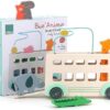 JEU D'EVEIL BUS ANIME EN BOIS +18MOIS-VILAC