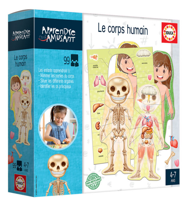 JEU EDUCATIF LE CORPS HUMAIN APPRENDRE-4-7ANS